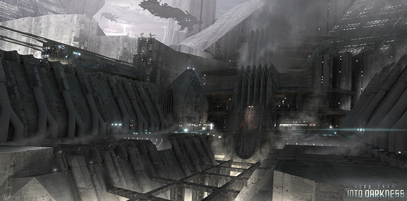 Illustration for article titled Stunning Star Trek Into Darkness concept art shows starships at war
